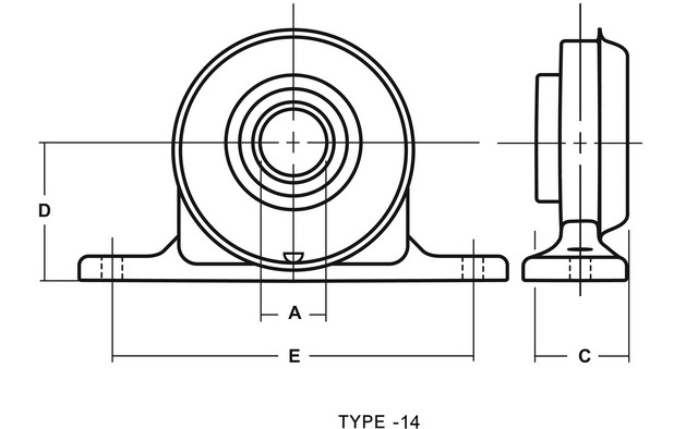 SKF HB88517 Drive Shaft Center Support Bearing For LINCOLN